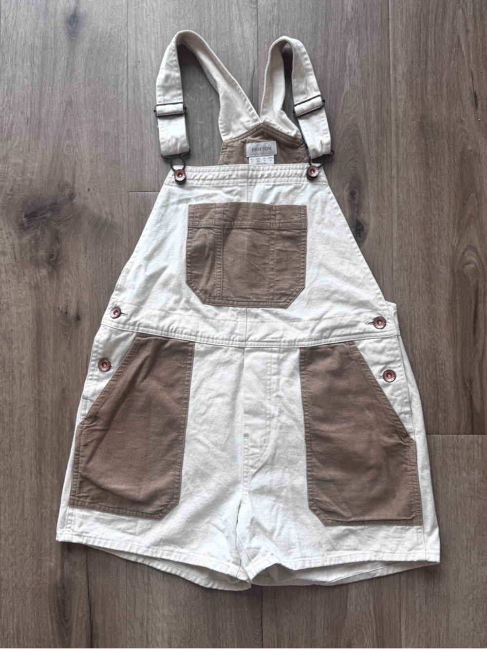 Brixton Women’s Overall Shorts Sz S